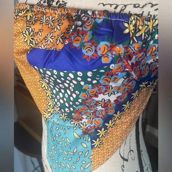 NEW- Handkerchief Top Multi Colored floral, boho designs Size S and M available - Picture 8 of 16